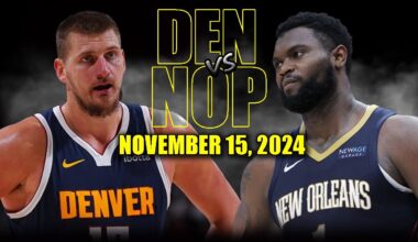 Denver Nuggets vs New Orleans Pelicans Full Game Highlights - November 15, 2024 | 2024-25 NBA Season