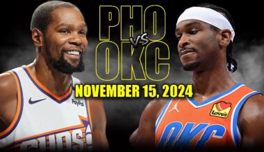 Phoenix Suns vs Oklahoma City Thunder Full Game Highlights - November 15, 2024 | 2024-25 NBA Season