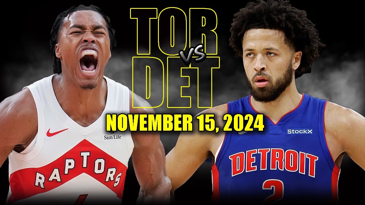 Toronto Raptors vs Detroit Pistons Full Game Highlights - November 15, 2024 | 2024-25 NBA Season