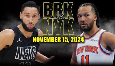 New York Knicks vs Brooklyn Nets Full Game Highlights - November 15, 2024 | 2024-25 NBA Season