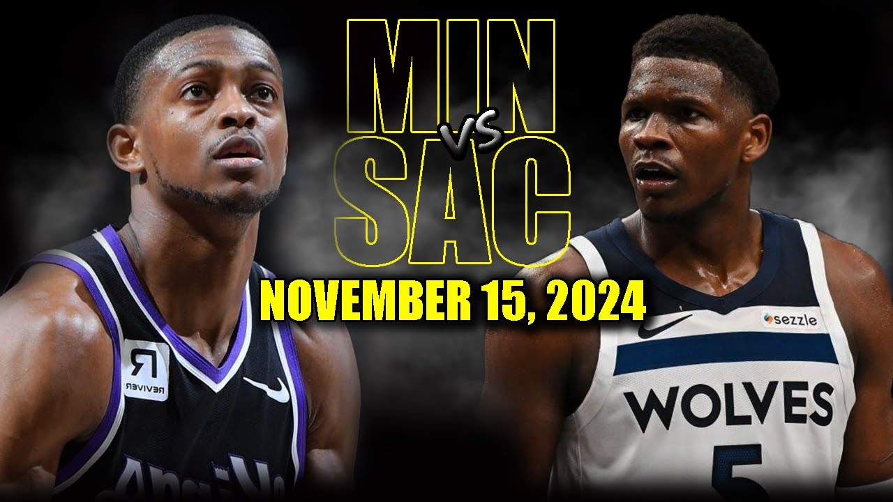 Minnesota Timberwolves vs Sacramento Kings Full Game Highlights - November 15 | 2024-25 NBA Season