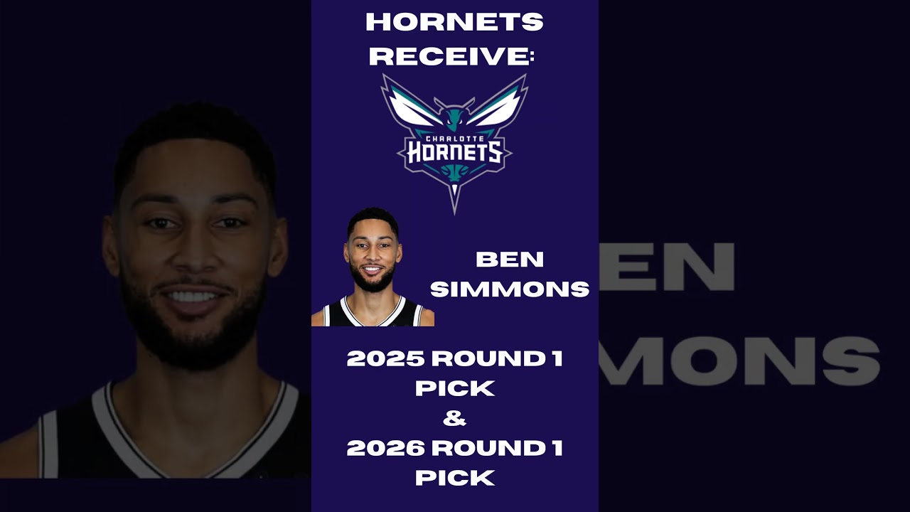 TRADING Ben Simmons To The Charlotte Hornets! #nba #basketball #viral