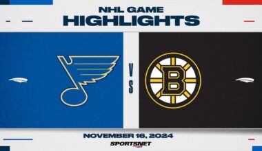 NHL Highlights | Blues vs. Bruins - November 16, 2024