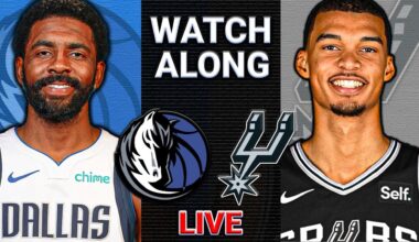 Dallas Mavericks vs. San Antonio Spurs Live Scoreboard, Play-By-Play, Highlights, Stats & More