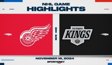 NHL Highlights | Red Wings vs. Kings - November 16, 2024