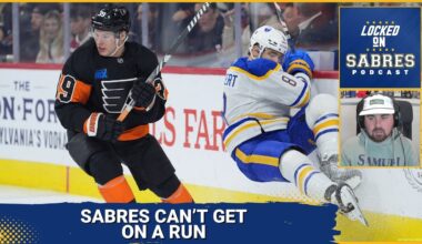 The Sabres just can't get on a run with a loss to the Flyers