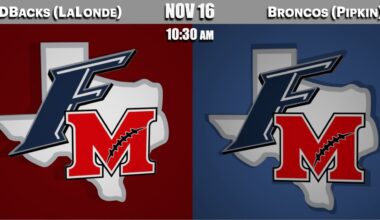 FMYFA - Diamondbacks (LaLonde) vs. Broncos (Pipkin) - 10:30am - Nov 16