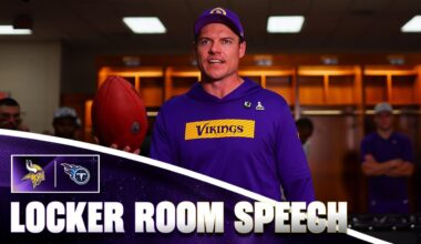 Kevin O’Connell’s Locker Room Speech After Minnesota Vikings Win Over Tennessee Titans