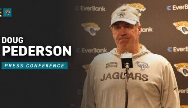 Doug Pederson Debriefs After Jaguars Loss vs. Lions | Jacksonville Jaguars