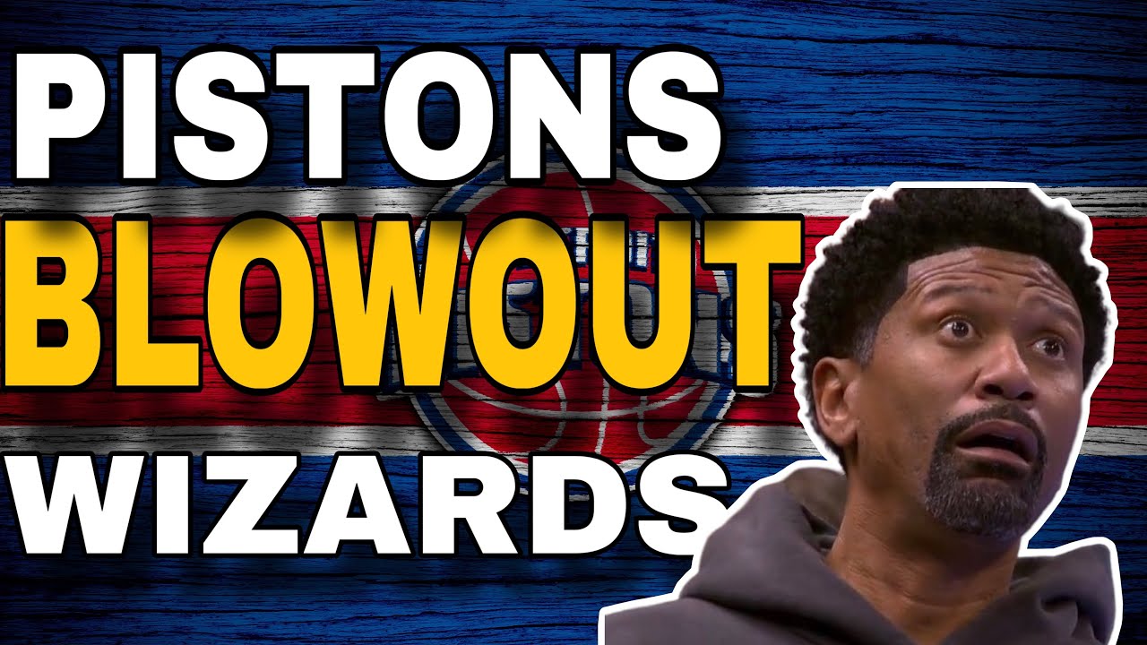 Detroit Pistons BLOWOUT Wizards 122-104! 🚀 | Pistons Show MAJOR Growth 💪