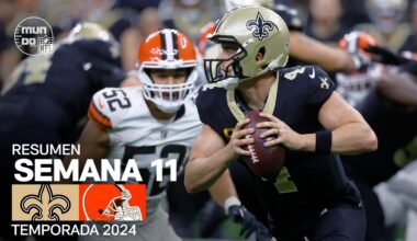Cleveland Browns vs. New Orleans Saints | Resumen NFL en español - Semana 11 | NFL Highlights 2024