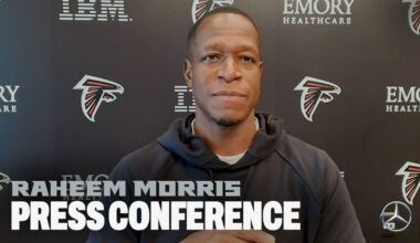 Raheem Morris speaks on matchup against Broncos and the upcoming bye week | Press Conference