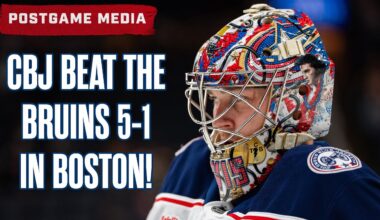 HOW YOU LIKE THEM APPLES? Blue Jackets Beat the Bruins, 5-1, in Boston! 💪 | Postgame Media