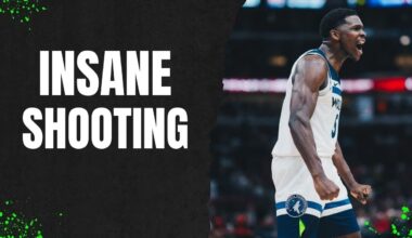 Anthony Edwards Is Shooting In God Mode...