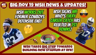🚨WSH Worked-Out Ex-DAL DE & Signs FREAK ATHLETE WR Who's Every Catch Has Resulted in 1st Downs! +RFK
