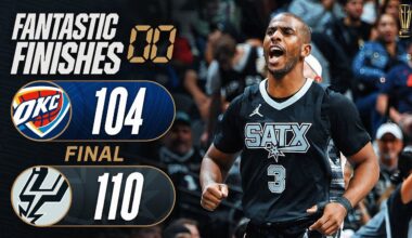 Final 3:06 EXCITING ENDING Thunder at Spurs 🏆 | November 19, 2024