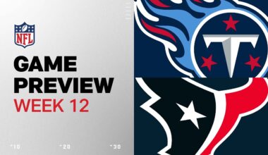 Tennessee Titans vs. Houston Texans | 2024 Week 12 Game Preview