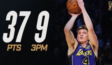 Dalton Knecht Matches NBA Record In Career-High Performance 🏆🔥 | November 19, 2024