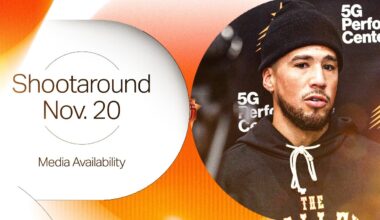 11-20-24 Phoenix Suns Shootaround Media Availability: Devin Booker and Mason Plumlee