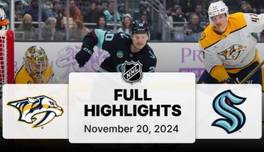 NHL Highlights | Predators vs. Kraken - November 20, 2024