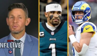 NFL LIVE | "Eagles has best offense in NFC" - Dan Orlovsky claims Jalen Hurts will easily beat Rams