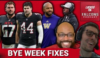 What do the Atlanta Falcons need to fix during the bye week?