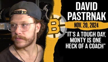 Bruins' David Pastrnak Shares Heartfelt Goodbye to Jim Montgomery