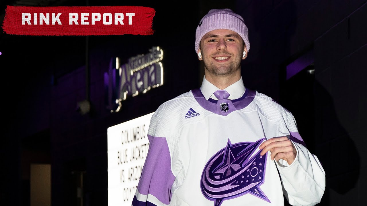 Blue Jackets Host the Tampa Bay Lightning on Hockey Fights Cancer Night 💜 | Rink Report
