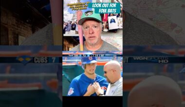 Look out for foul bats #baseballhistory #baseballtrivia #cubs #tylercolvin #marlins