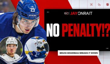 ‘Whitecloud left his feet to make hit, deserved 5-minute major’: Boudreau on hit to Knies