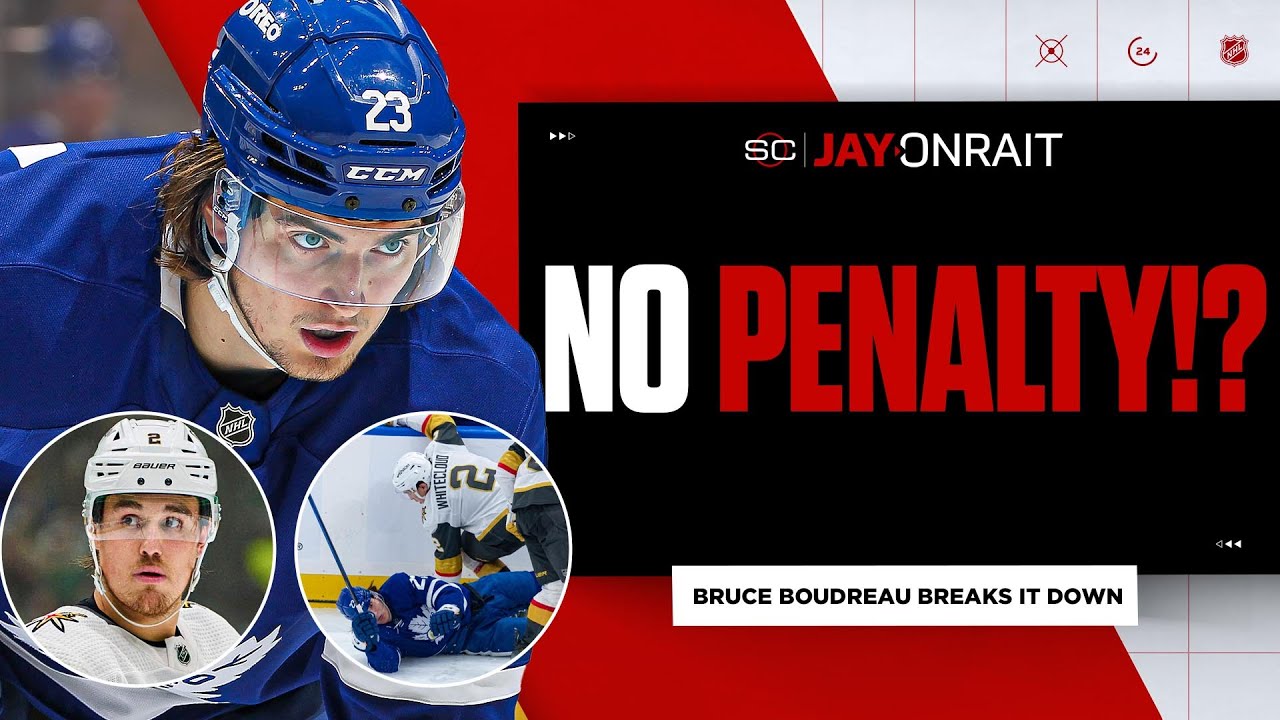 ‘Whitecloud left his feet to make hit, deserved 5-minute major’: Boudreau on hit to Knies