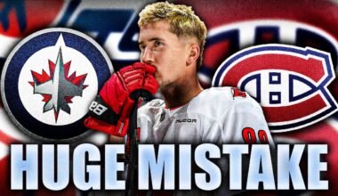 THE MONTREAL CANADIENS & WINNIPEG JETS MADE A HUGE MISTAKE HERE… (Martin Necas)