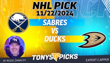 Buffalo Sabres vs Anaheim Ducks 11/22/24 NHL Pick Explained