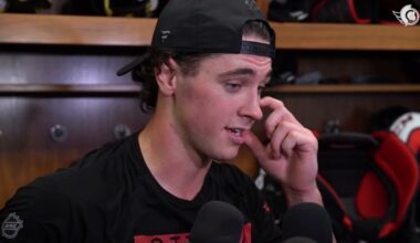 Shane Pinto, Travis Green Pregame Media vs VAN