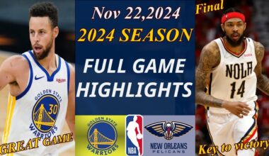 Golden State Warriors vs New Orleans Pelicans | Game Highlights 3rd-Qtr | Nov 22, 2024 | NBA TODAY