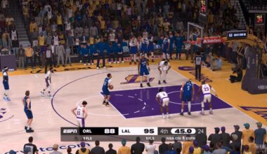 NBA 2K25 Gameday Mode | LAKERS vs MAGIC 4TH QTR HIGHLIGHTS