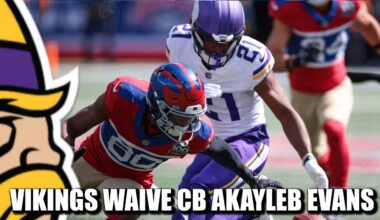BREAKING: Vikings Waive CB Akayleb Evans