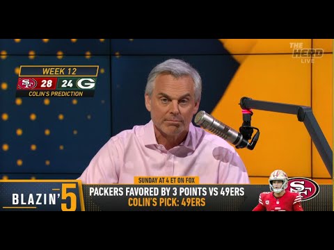THE HERD | Colin Cowherd CONFIDENT 49ers Will BEAT Green Bay Packers | NFL