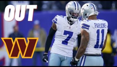 The Washington Commanders Just Got Some Really Good News Ahead Of The Cowboys Game