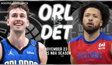 Detroit Pistons vs Orlando Magic Full Game Highlights | Nov 23 | 2025 NBA Season