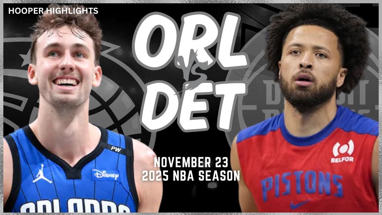 Detroit Pistons vs Orlando Magic Full Game Highlights | Nov 23 | 2025 NBA Season