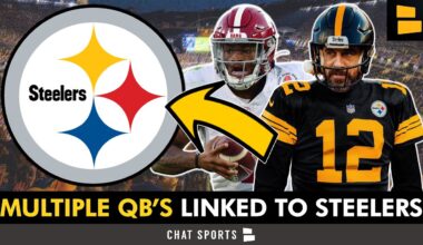 Steelers Rumors: MULTIPLE QBs Linked To Pittsburgh For Next Season Ft. Aaron Rodgers & Jalen Milroe
