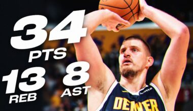 Nikola Jokić's IMPRESSIVE Double-Double Performance in LA! 🔥| November 23, 2024