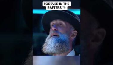 Sharks raise Joe Thornton’s No. 19 to the rafters 🤍