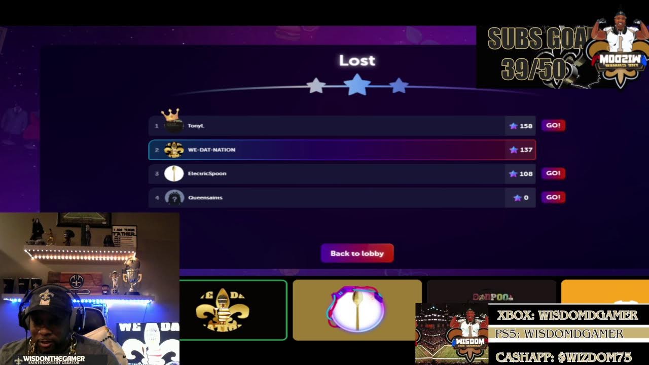 💥⚜ WELCOME TO THE NEW ORLEANS SAINTS DISCORD GAMES💯