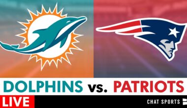 Dolphins vs. Patriots Live Streaming Scoreboard, Play-By-Play, & Highlights | NFL Week 12 On CBS
