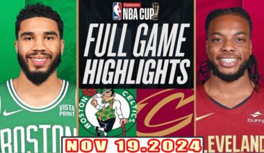 Boston Celtics  Vs Cleveland Cavaliers FULL GAME Highlights Nov 19,2024 NBA Season 2024-25
