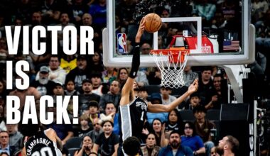 Victor Wembanyama GOES OFF in First Game Back!