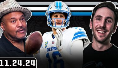 Woodward and Mane - Detroit Lions vs. Indianapolis Colts | NFL Week 12 | Sunday, November 24, 2024