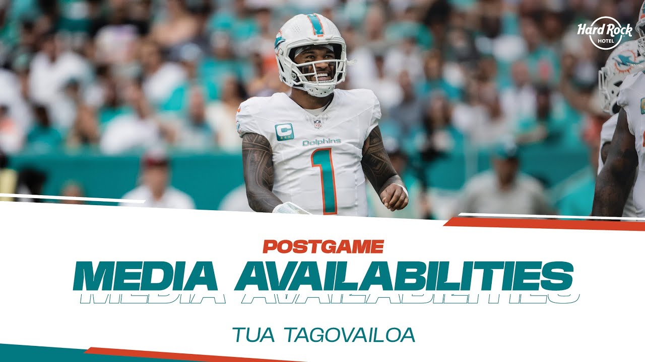 QB Tua Tagovailoa meets with the media after #NEvsMIA | Miami Dolphins